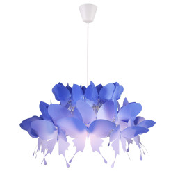 Lampa wisząca niebieska 1xE27 LP-3439/1P blue