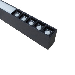 Lampa wisząca M czarna Tuya LED CCT LP-1301/1P M BK Smart