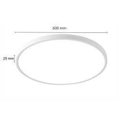 Plafon 60 cm biały LED CCT LP-2505/1C-60 WH