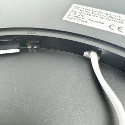 Plafon 40 cm czarny LED CCT LP-2505/1C-40 BK