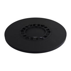 Plafon 48 cm czarny LED CCT LP-2505/1C-48 BK