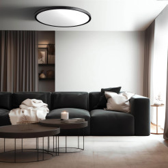 Plafon 60 cm czarny LED CCT LP-2505/1C-60 BK