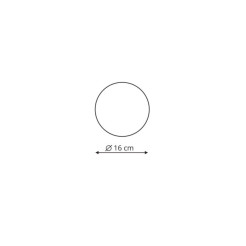 Plafon Platillo 16 cm złoty LED CCT LP-8102/1C-6W GD CCT