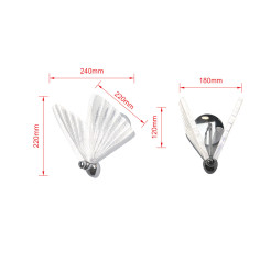 Kinkiet srebrny LED CCT LP-1715/1W CH