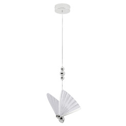 Lampa wisząca 1 srebrna LED CCT LP-1715/1P CH