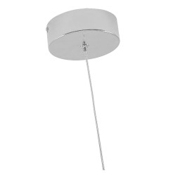 Lampa wisząca 1 srebrna LED CCT LP-1715/1P CH