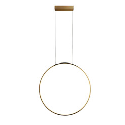 Lampa wisząca L złota IP44 LED CCT LP-999/1P L GD CCT