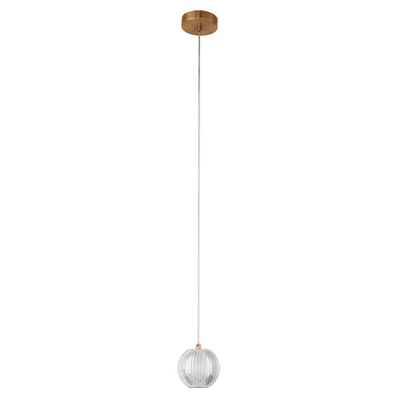 Lampa wisząca 1 złota LED CCT LP-3303/1P GD