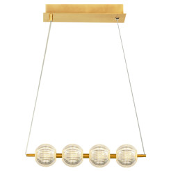 Lampa wisząca 4 złota LED CCT LP-3303/4L GD