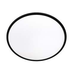 Plafon 28 cm czarny LED CCT LP-1707/1C-28 BK