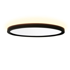 Plafon 28 cm czarny LED CCT LP-1707/1C-28 BK