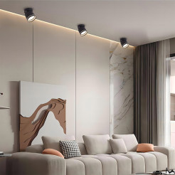 Oprawa natynkowa czarna GX53 LP-6331/1SM R1 BK movable