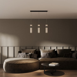 Lampa wisząca srebrna LED CCT LP-1510/1P CH