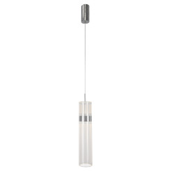 Lampa wisząca srebrna LED CCT LP-1510/1P CH
