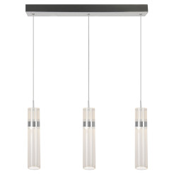 Lampa wisząca 3 srebrna LED CCT LP-1510/3L CH