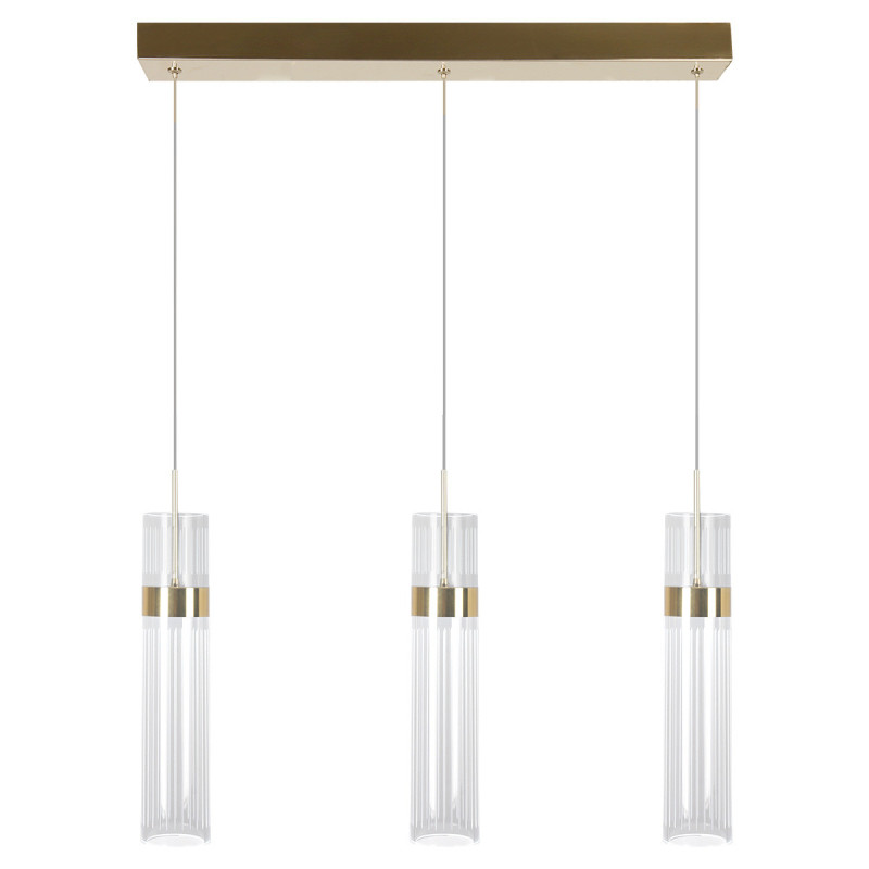 Lampa wisząca 3 złota LED CCT LP-1510/3L GD