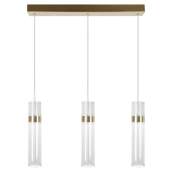 Lampa wisząca 3 złota LED CCT LP-1510/3L GD
