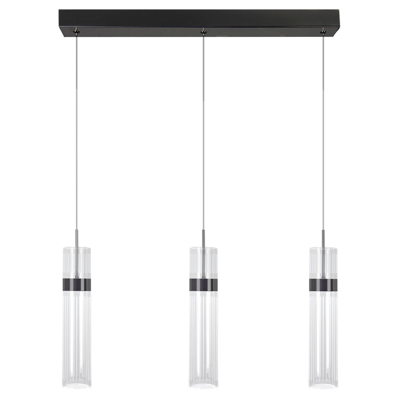 Lampa wisząca 3 grafitowa LED CCT LP-1510/3L GR