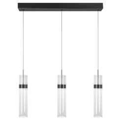 Lampa wisząca 3 grafitowa LED CCT LP-1510/3L GR
