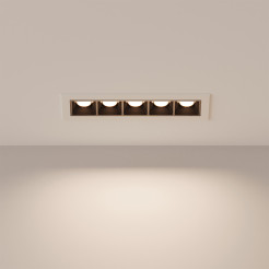 Oprawa podtynkowa 5 biała LED 3000K LP-0406/5RS WH