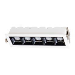 Oprawa podtynkowa 5 biała LED 3000K LP-0406/5RS WH