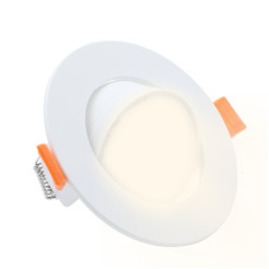Ruchome oczko podtynkowe białe LED CCT LP-1506/1RS WH