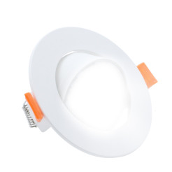Ruchome oczko podtynkowe białe LED CCT LP-1506/1RS WH