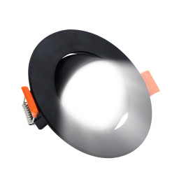 Ruchome oczko podtynkowe czarne LED CCT LP-1506/1RS BK