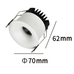 Oczko podtynkowe białe LED CCT LP-1606/1RS WH