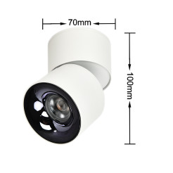 Ruchoma oprawa natynkowa biała LED CCT LP-2626/1RM WH movable