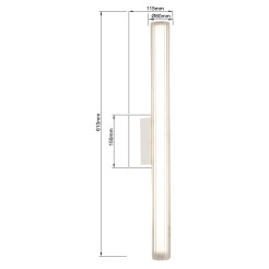 Kinkiet 61 cm biały LED CCT LP-0510/1W-61 WH