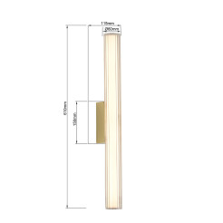 Kinkiet 61 cm złoty LED CCT LP-0510/1W-61 GD