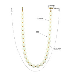 Lampa wisząca Rope 3 m złota LED CCT LP-002/3M CCT