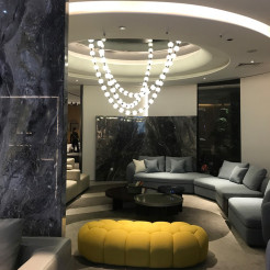 Lampa wisząca Rope 4 m złota LED CCT LP-002/4M CCT
