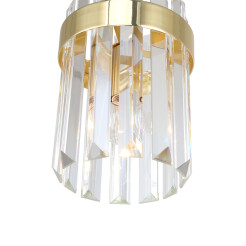 Lampa wisząca 1 złota 1xE14 LP-2910/1P GD