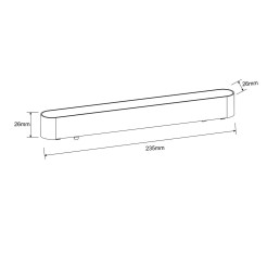 Reflektor Slim Lumo 12W LED 4000K biały LP-646-MAG SLIM 12W 4WH