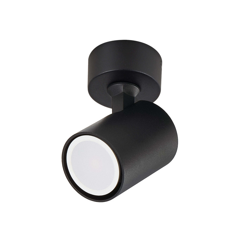 Spot Snow New 1 czarny 1xGU10 LP-731N/1W BK