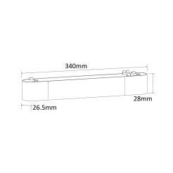 Zasilacz 100W Slim czarny LP-656-MAG SLIM 100W BK