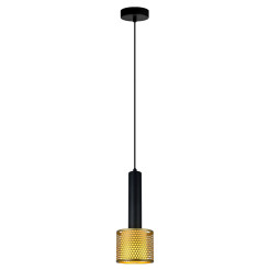 Lampa wisząca złoto-czarna 1xE27 LP-0702/1P GD
