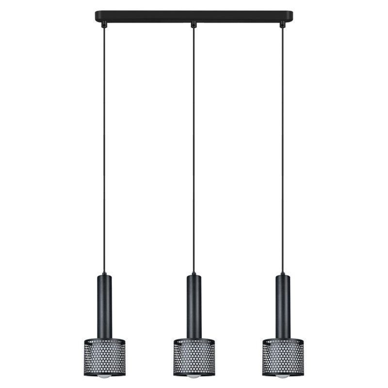 Lampa wisząca czarna 3xE27 LP-0702/3L BK