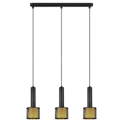 Lampa wisząca czarna 3xE27 LP-0702/3L BK
