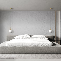 Lampa wisząca złota 1xE14 LP-002/1P
