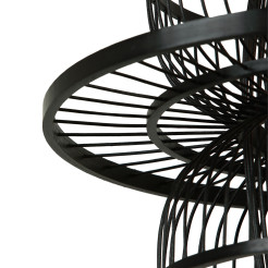 Rattanowa lampa wisząca czarna 1xE27 LP-3110/1P BK
