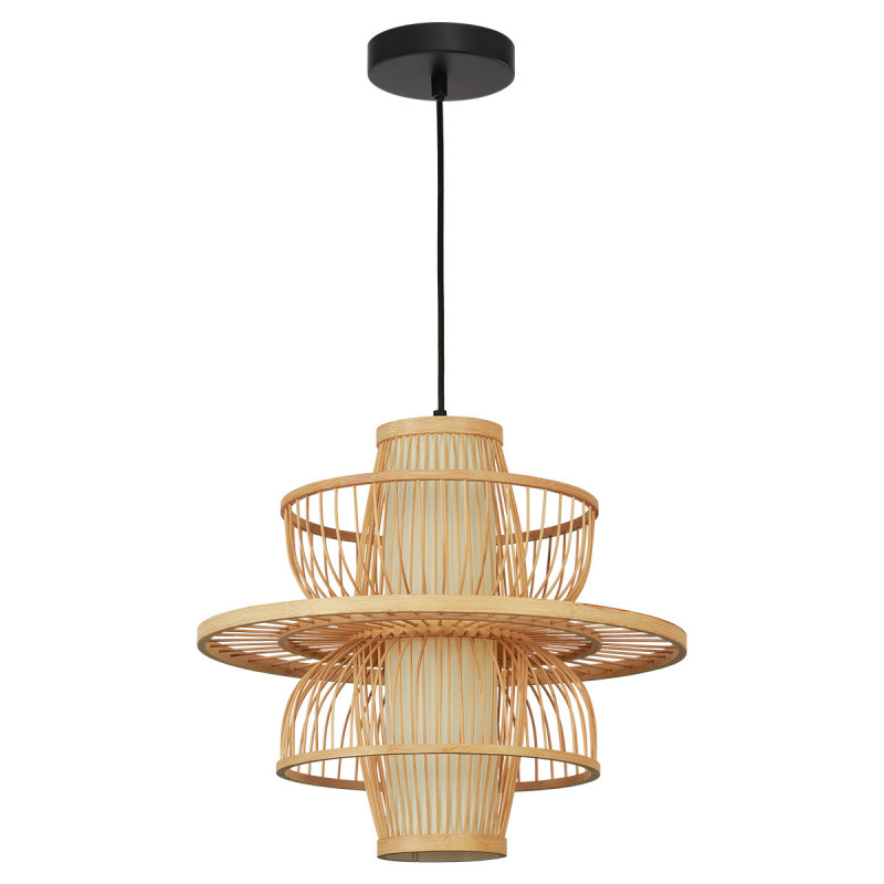 Rattanowa lampa wisząca naturalna 1xE27 LP-3110/1P NT