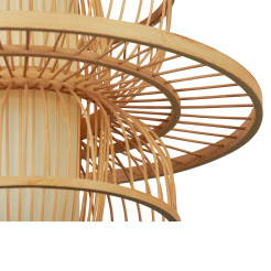 Rattanowa lampa wisząca naturalna 1xE27 LP-3110/1P NT