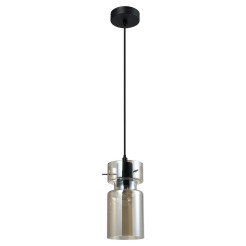 Pojedyncza lampa wisząca dymna 1xE27 LP-2811/1P AM