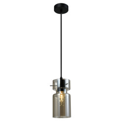 Pojedyncza lampa wisząca dymna 1xE27 LP-2811/1P AM
