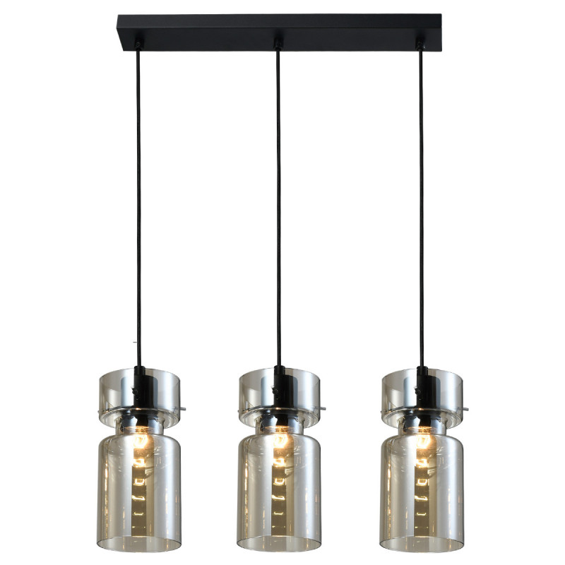 Potrójna lampa wisząca dymna 3xE27 LP-2811/3L AM