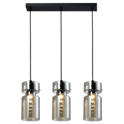 Potrójna lampa wisząca dymna 3xE27 LP-2811/3L AM