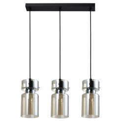 Potrójna lampa wisząca dymna 3xE27 LP-2811/3L AM